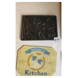 NORGE HAND PAINTED SILKSCREEN ON PORCELAIN,