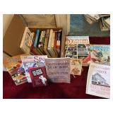 BOOKS ON SOAP MAKING, COOKBOOKS AND FICTION