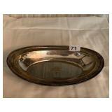 TIFFANY & CO STERLING SILVER MONOGRAMMED BOWL