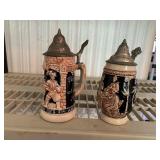 2 SMALL GERMAN MADE STEINS