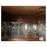 ASSORTED BEVERAGE GLASSES