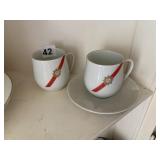 ROSENTHAL CHINA TWA TEACUPS