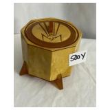 MCM CELLULOID DRESSER POWDER BOX