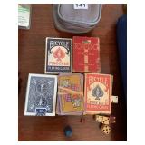 PLAYING CARDS AND DICE