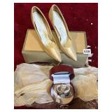 SZ 8.5 HIGH HEELS, VIVANI WATCH NEW IN BOX