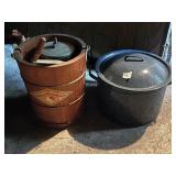 WHITE MOUNTAIN ICE CREAM FREEZER, SPECKLE WARE