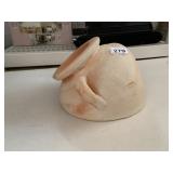 POTTERY VASE W/ HANDLES