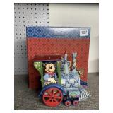 JIM SHORE MICKEY MOUSE ENGINEER, 7X7 IN OB