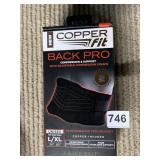 COPPER FIT BACK PRO XL
