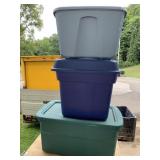STORAGE TOTES WITH LIDS