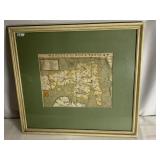 ANGLIA II NOVA TABVLA ENGRAVED RARE MAP