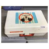 VINTAGE MICKEY MOUSE RECORD PLAYER IN CASE