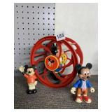 ROLLING MICKEY TOY WITH MICKEY FIGURES