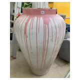 LARGE PLASTIC ORNAMENTAL VASE APPROX 40"H UNIQUE