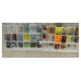 BEADS IN ORGANIZER CASES 2 CASES FULL