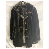 MINCARA RUSSEL TAYLOR- FAUX FUR COAT SZ. LARGE