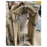 BEIGE PLASTIC ORNAMENTAL Dï¿½COR TWO SIZES 19.5"W X