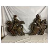 (2) BURWOOD PRODUCTS MOLDED PLASTIC 21" W X 25" H