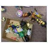 ASSORTED ACTION FIGURES AND TOYS