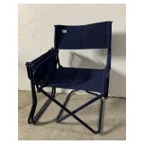 TWO FOLDING CHAIRS STURDY LIGHT WEIGHT WITH