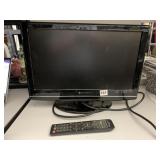 ELEMENTS 18" TV WITH REMOTE, NO BATTERY COVER