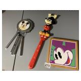 MICKEY TRIVET, BACK SCRATCHER, WIND CHIME