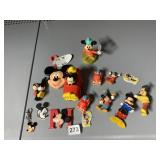 DISNEY FIGURES LETTER "M" MICKEY ETC.
