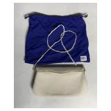 IVORY BEADED PURSE MADE IN KOREA, HINGED SNAP TOP