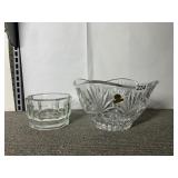ONEIDA CRYSTAL CENTERPIECE BOWL AND OTHER