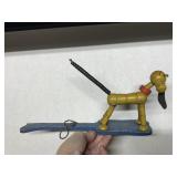 FISHER PRINCE VINTAGE WOOD PLUTO DISNEY TOY