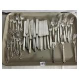 SILVERPLATE FLATWARE 2 PATTERNS RODGERS BROTHERS