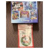 DISNEY PUZZLES, SINGALONG CASSETTE WITH BOOK NEW
