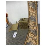 WALL HANGING, METAL TISSUE BOX AND NAPKIN HOLDER