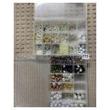 2 BINS ON BEADS IN SECURE ORGANIZERS