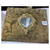 ANTIQUE MIRRORED FRONT PHOTO ALBUM