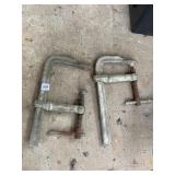 TWO HEAVY DUTY L CLAMPS