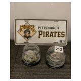 THREE RIVERS, PNC PARK SNOW GLOBES, PIRATES
