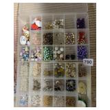 BEADS IN ORGANIZER CASES 2 CASES FULL