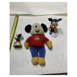 KNICKERBOCKER MUSICAL MICKEY, WORKS, RUBBER