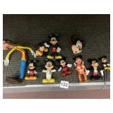 MICKEY MOUSE FIGURES, BENDY GOOFY