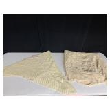 HAND KNIT TRIANGLE WRAP, 6