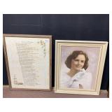 VERSE FRAMED AND PICTURE FRAME