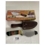NEW IN BOX RIVE CANYON BOWIE KNIFE W/ SHEATH