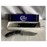 NEW IN BOX COLT KNIFE WITH SHEATHE #CT-835