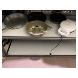 SKILLETS, WAFFLE MAKER, BUNDT PAN
