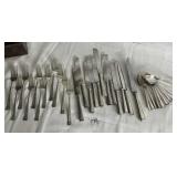 STERLING FLATWARE 11 DINNER FORKS, 11 DINNER
