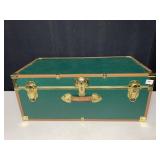 30X16X12 GREEN LOCKING MODERN TRUNK