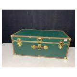 30X16X12 GREEN LOCKING MODERN TRUNK