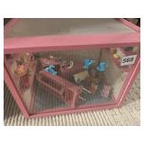 TOY STORE DISPLAY WINDOW CUBE W/ FURNITURE