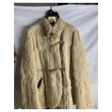 FUR COAT 2 POCKET FRONT W/ INSIDE FASTENERS AND